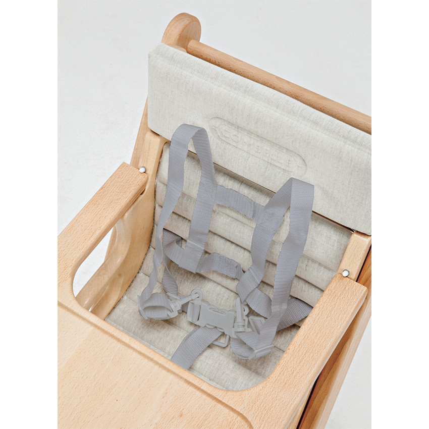 Trona evolutiva multiposiciones Manon – Barniz natural 