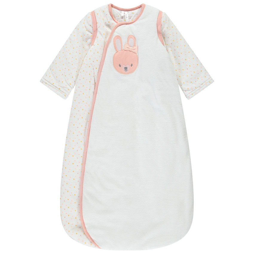 Saco de dormir mangas desmontables motivo conejito 