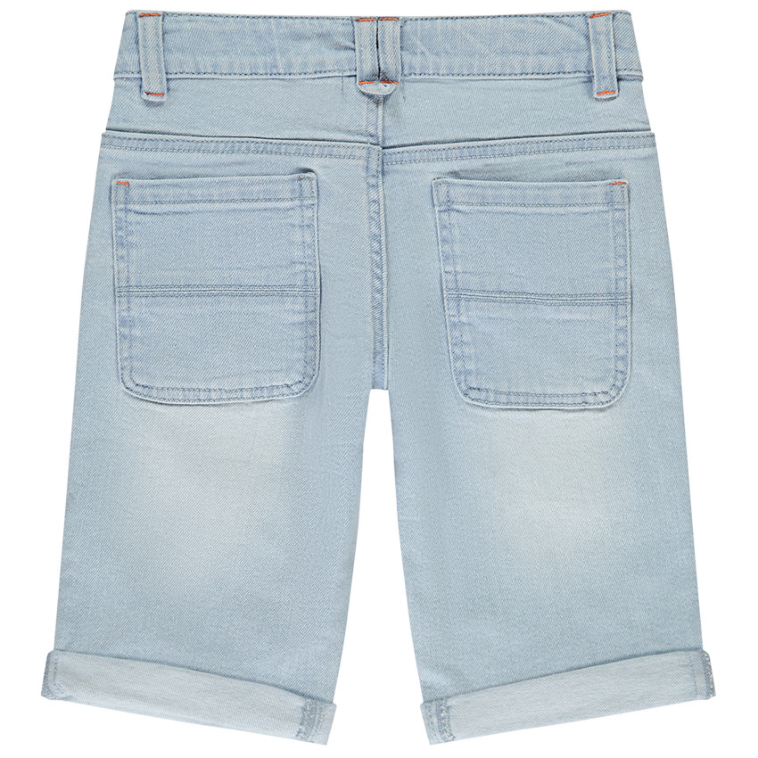 Bermuda vaquero efecto used y lavado para niño  Additional Bermuda vaquero efecto used y lavado para niño