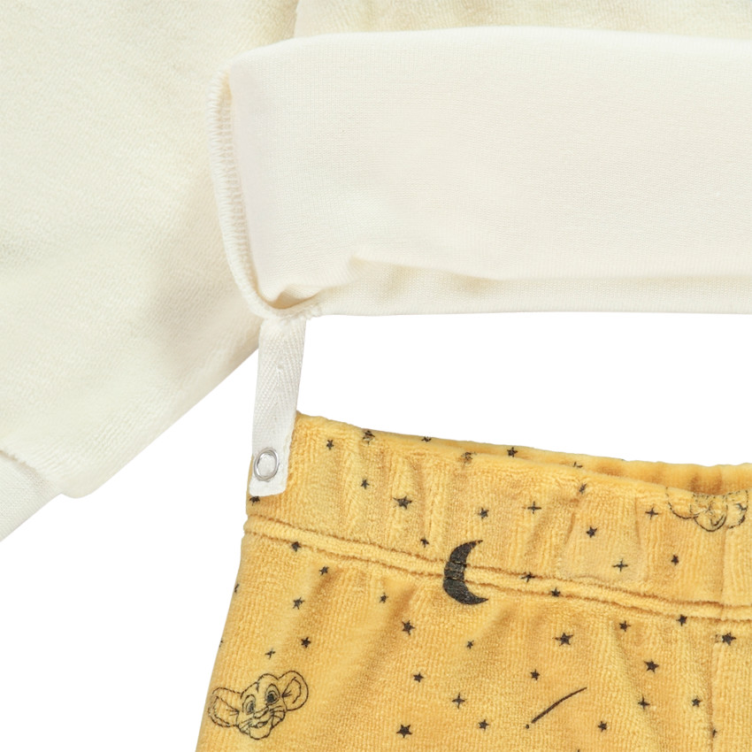 Pijama de 2 piezas de terciopelo Simba El Rey León Disney para bebé niño 