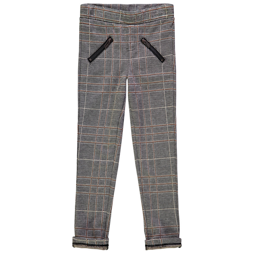 Jeggings a cuadros para niña 