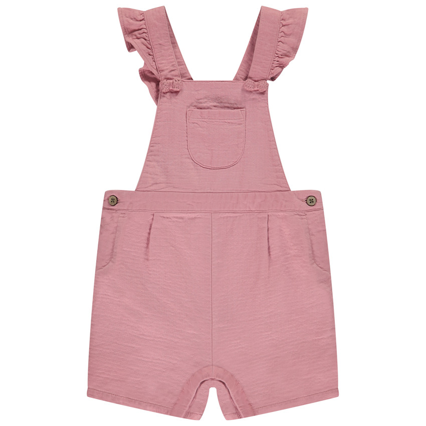 Pelele corto con volantes para niña bebé 