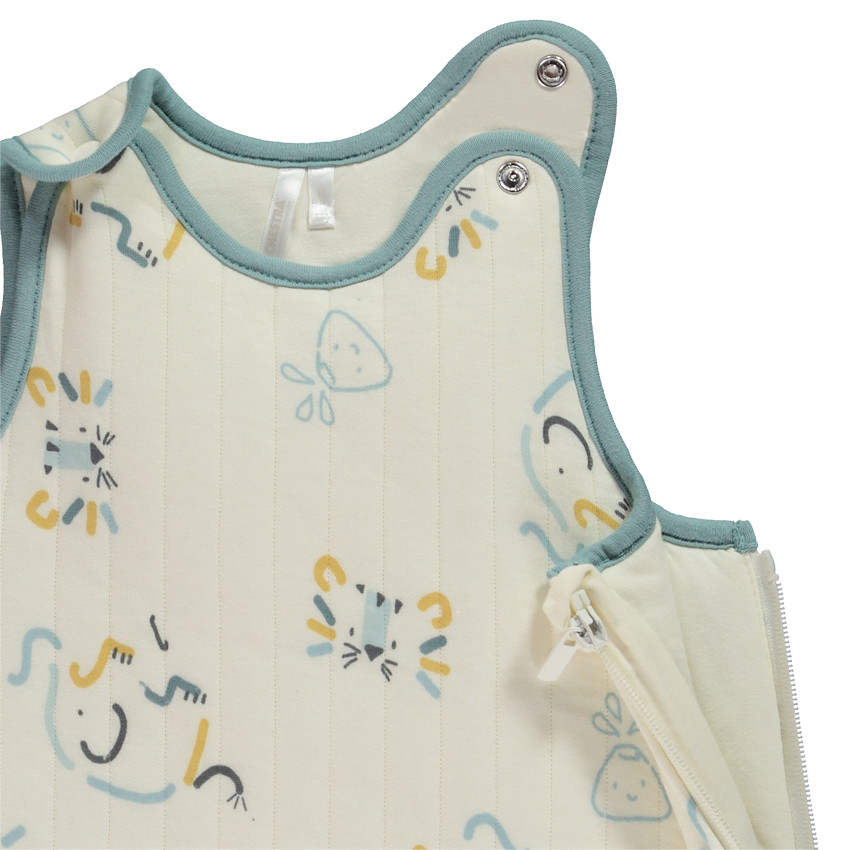 Saquito de dormir acolchado TOG 4 estampado elefantes para bebé niño 