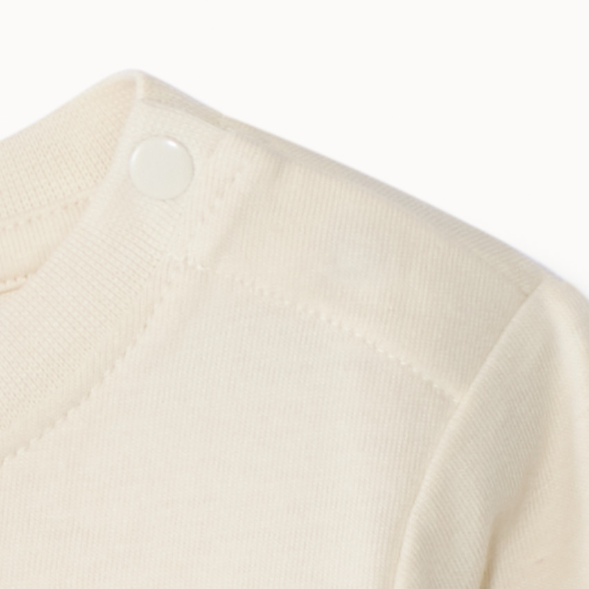 T-shirt manches longues print embossé pour bébé garçon 