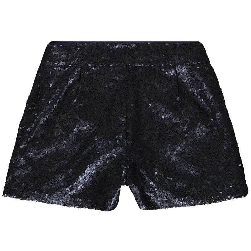 Short de fiesta de lentejuelas forrado de satén para niña 