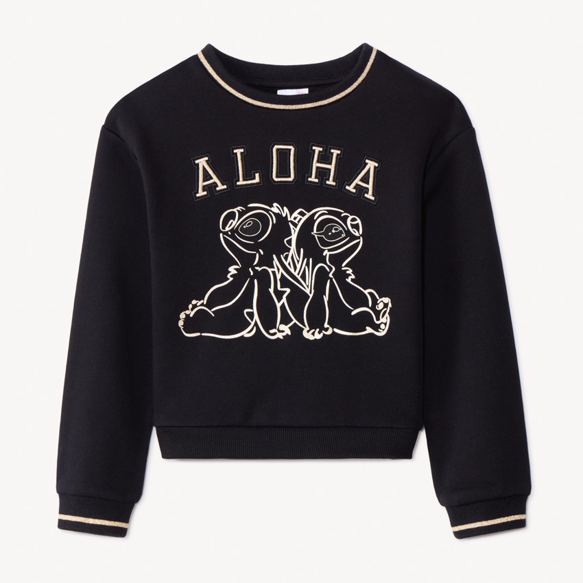 Sudadera de felpa Stitch & Angel Disney para niña 