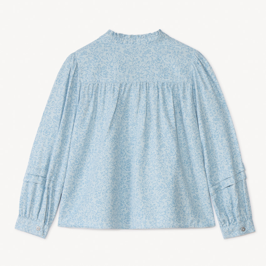 Blusa de manga larga con estampado floral para niña 