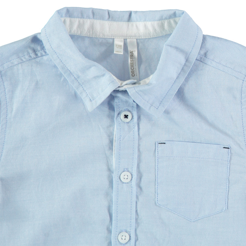 Camisa lisa de manga larga con bolsillo Main Camisa lisa de manga larga con bolsillo