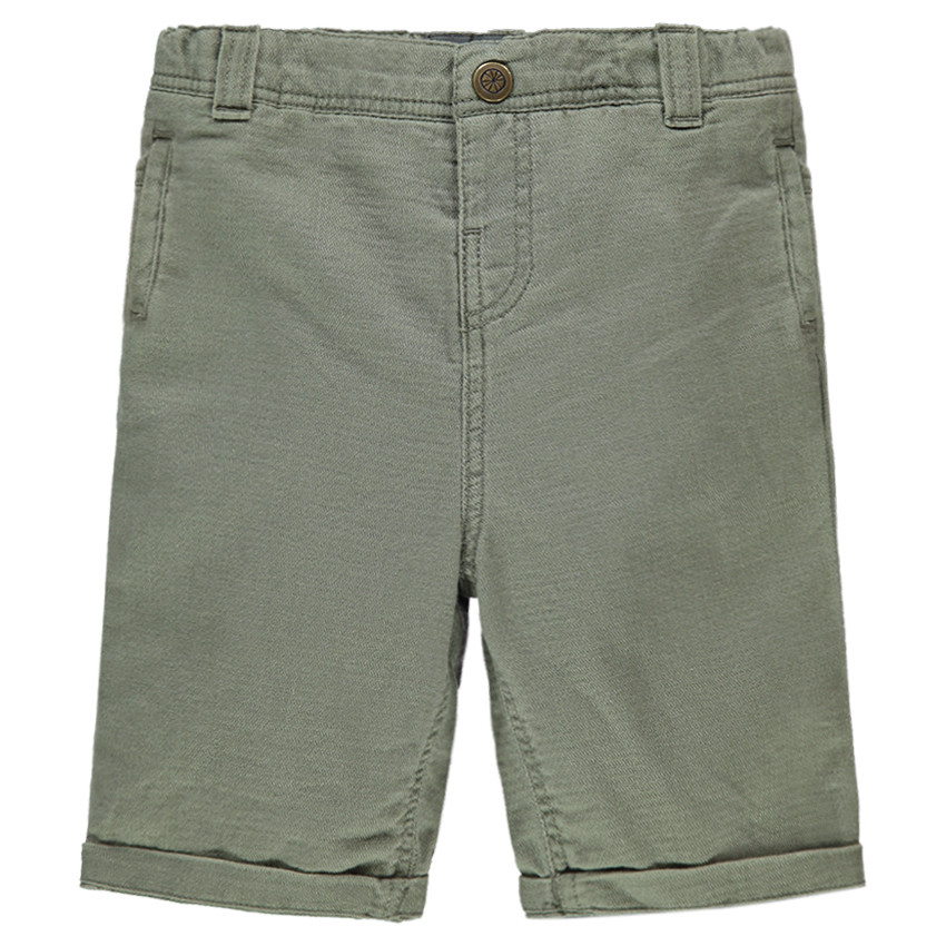 Bermudas de algodón de fantasía caqui  Additional Bermudas de algodón de fantasía caqui