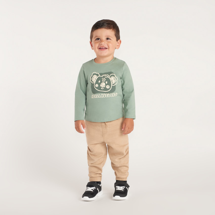 Pantalón de chándal para bebé niño liso 