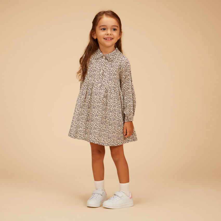 Robe leopard fille sales