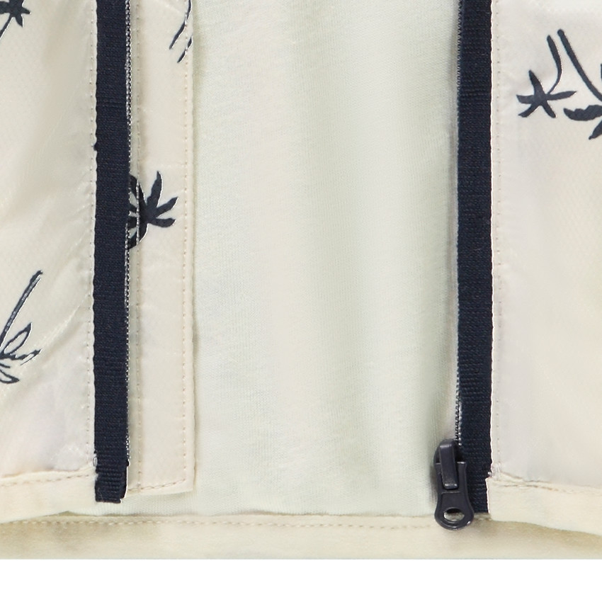 Chaqueta cortavientos estampado palmeras para bebé niño 