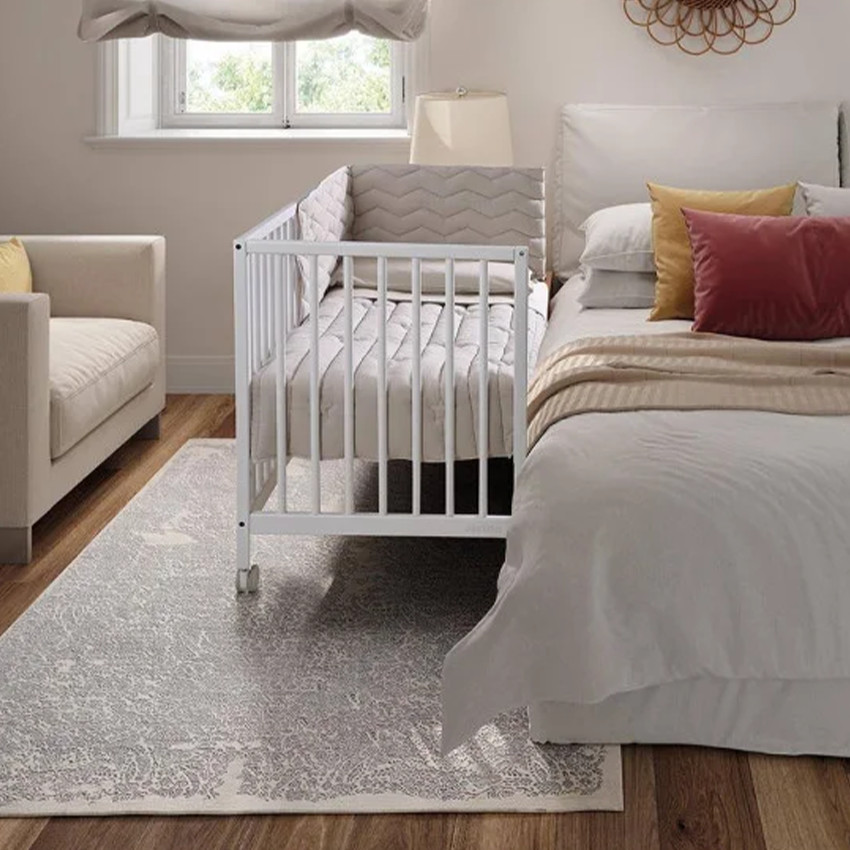 Kit de colecho para cuna 120x60 sin puente blanco 