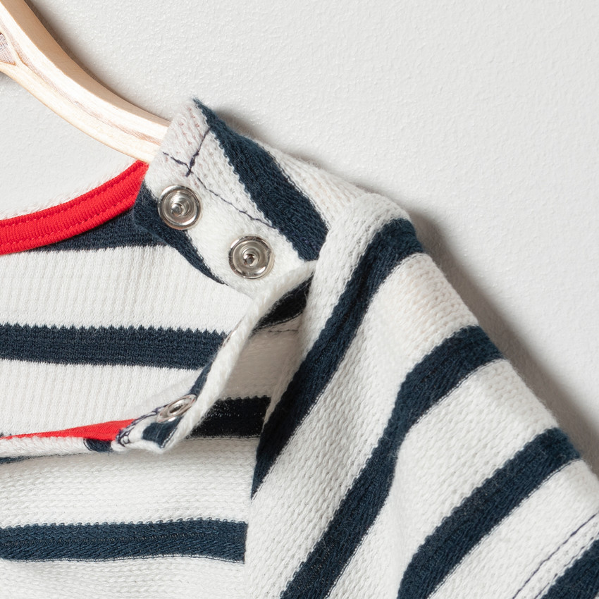 Vestido manga corta efecto 2 en 1 