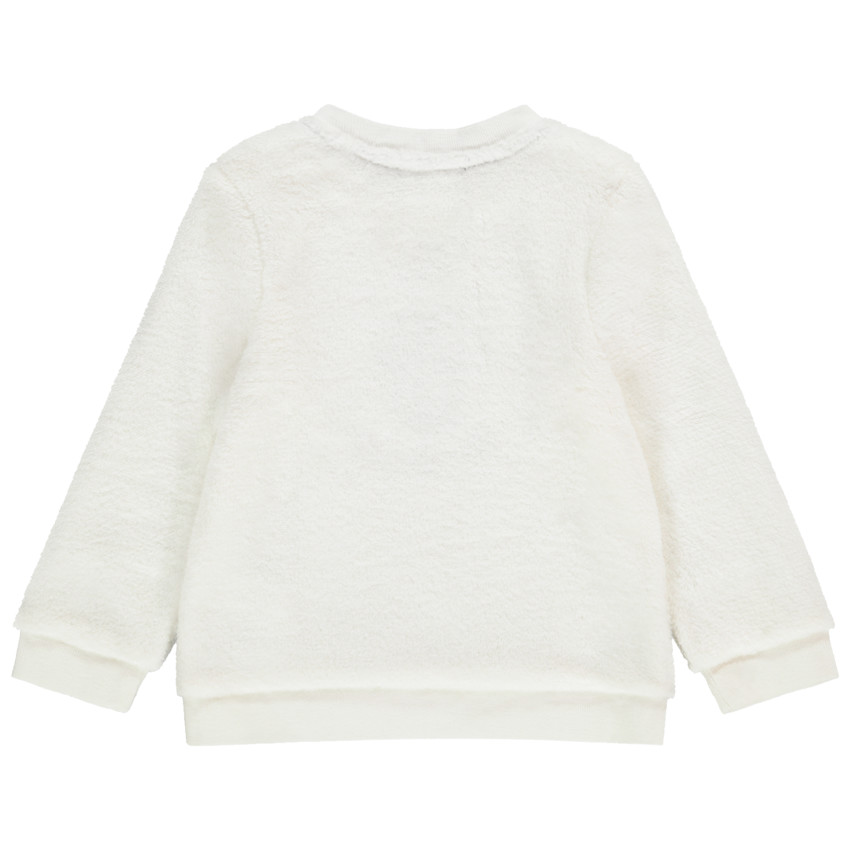 Sudadera polar en sherpa con bordado de Minnie de Disney para bebé niña 