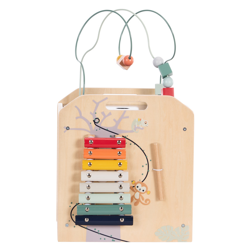 Cube de actividades XXL de madera Happy Wild 