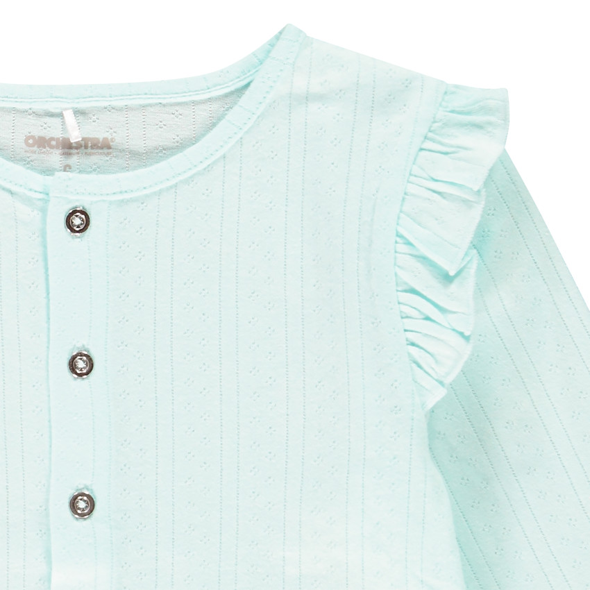 Chaleco de punto para niña 