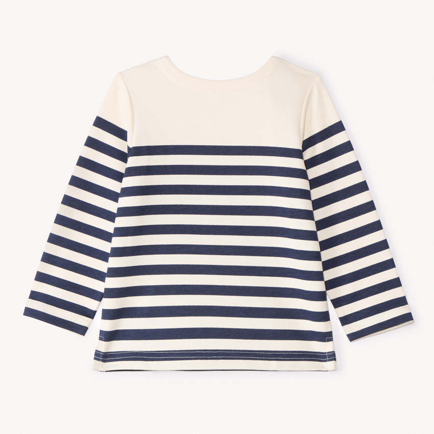 Marinera de manga larga de felpa para bebé niño 