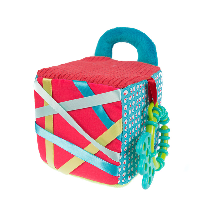 Cubo de actividades de tela Jungla +3M 