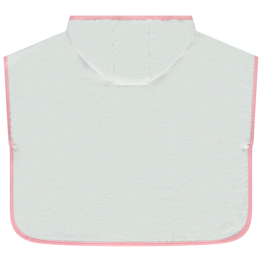 Capa de baño de esponja con estampado de flamencos rosas para bebé niña 