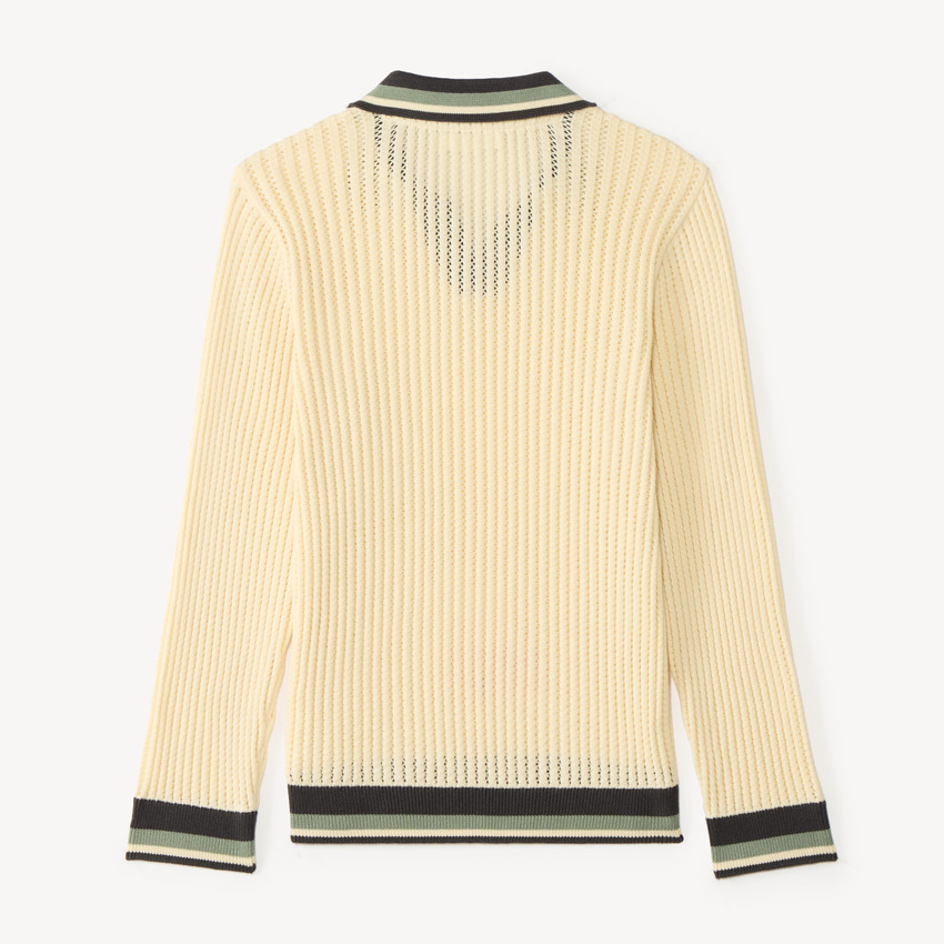 Polo de manga larga de punto para niño 