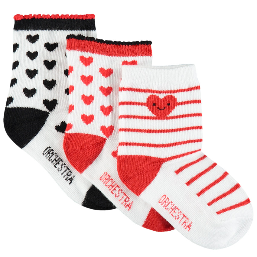 3 pares de calcetines motivo corazones  Additional 3 pares de calcetines motivo corazones