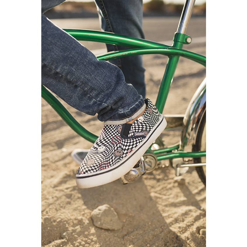 Zapatillas bajas de tela estilo slippers Smiley  