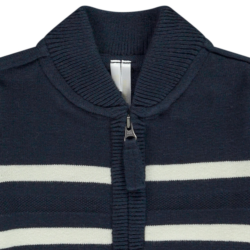 Chaleco de punto cuello teddy para bebé niño 