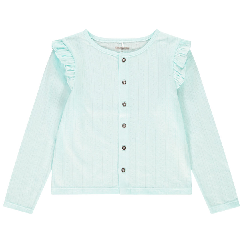 Chaleco de punto para niña 