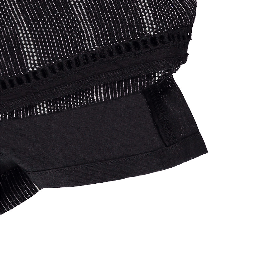 Vestido de manga corta con volantes y bordados con pájaro estampado 