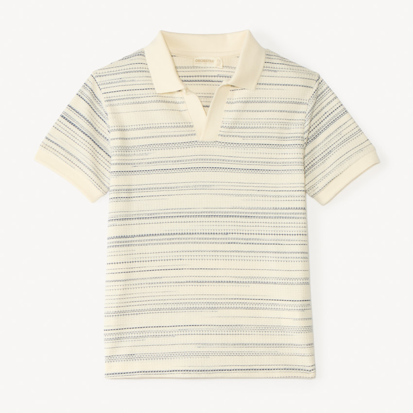 Polo de manga corta de punto para niño 
