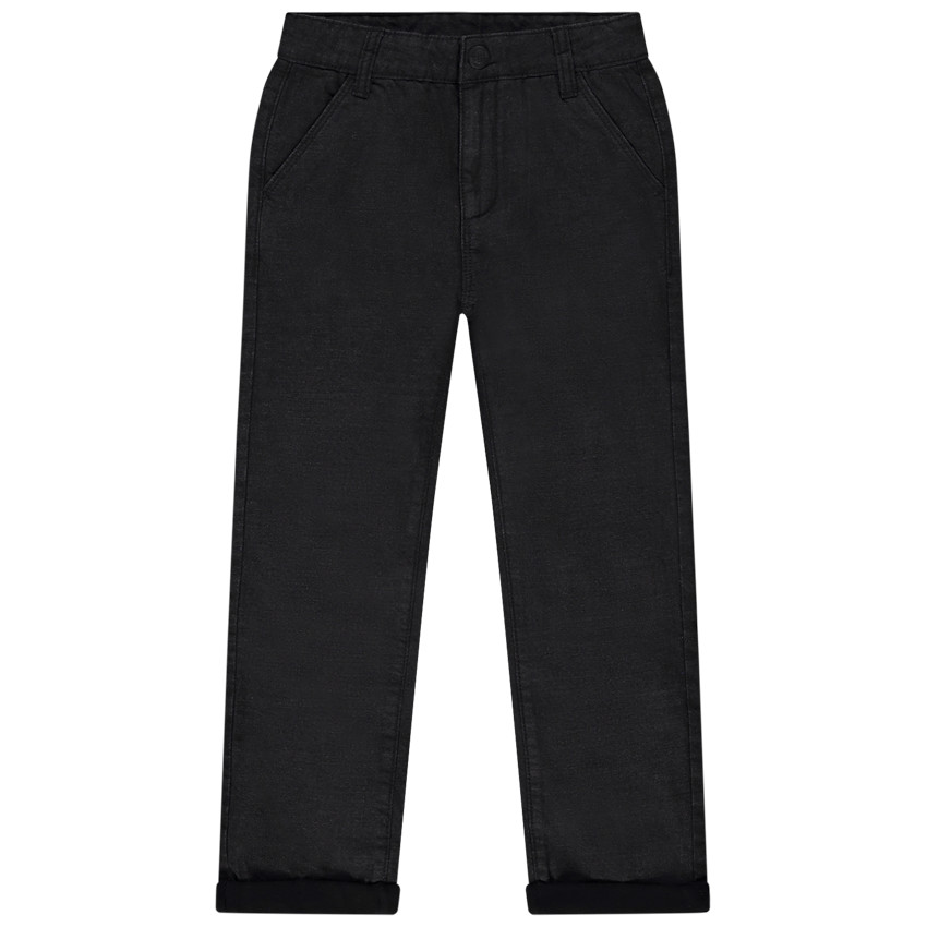 Pantalón recto de lona para niño 