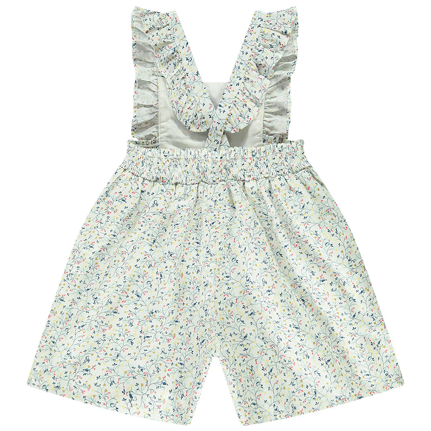 Combinaison courte en satin de coton pour bébé fille  Additional Combinaison courte en satin de coton pour bébé fille