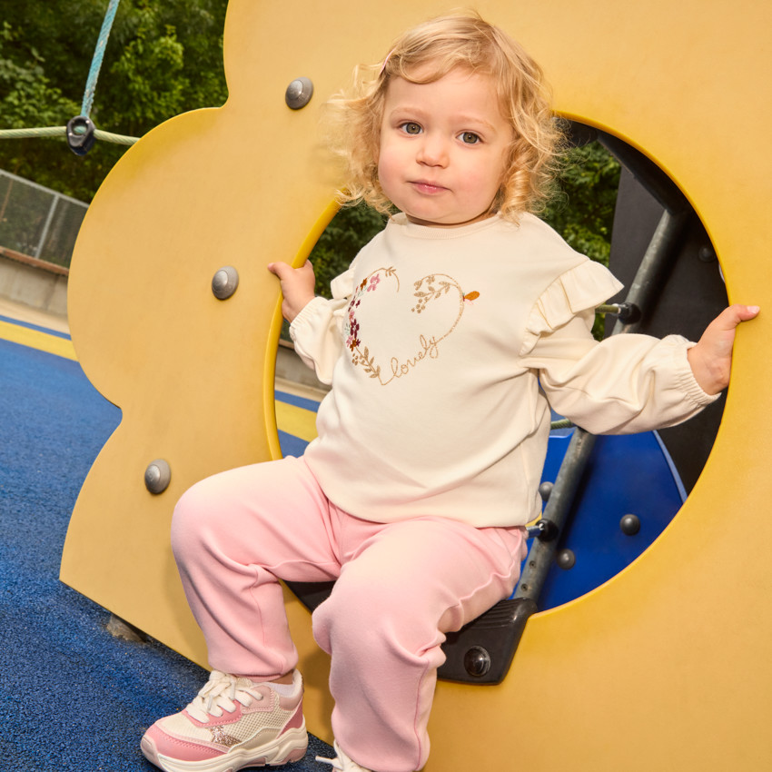 Conjunto de sudadera + pantalones de chándal fantasía para bebé niña 