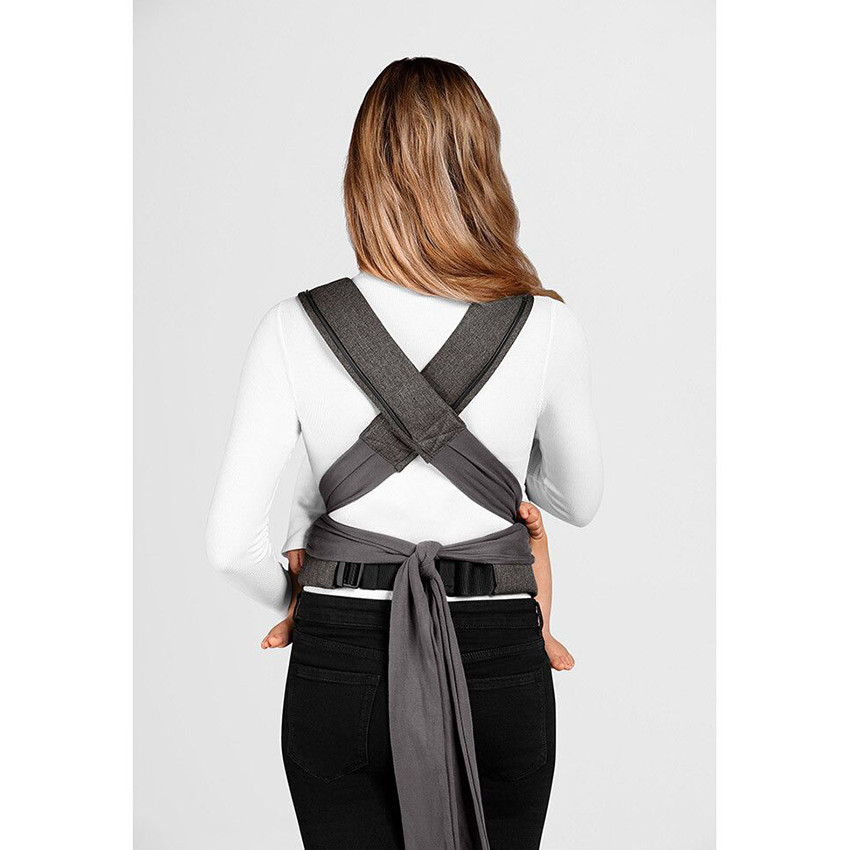 Mochila portabebés Yema Tie - Deep Black 