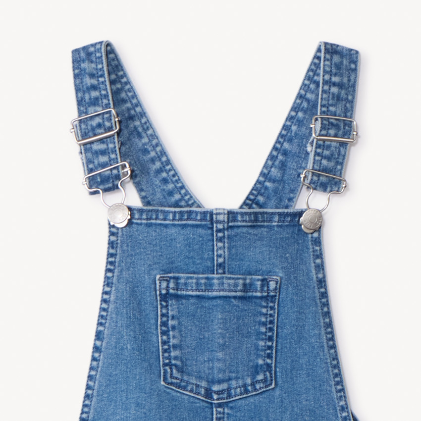 Mono largo de denim para niña 