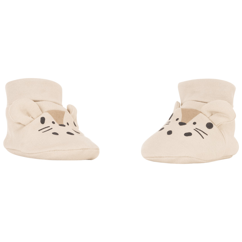 Patucos interlock - "Baby Savanna" 