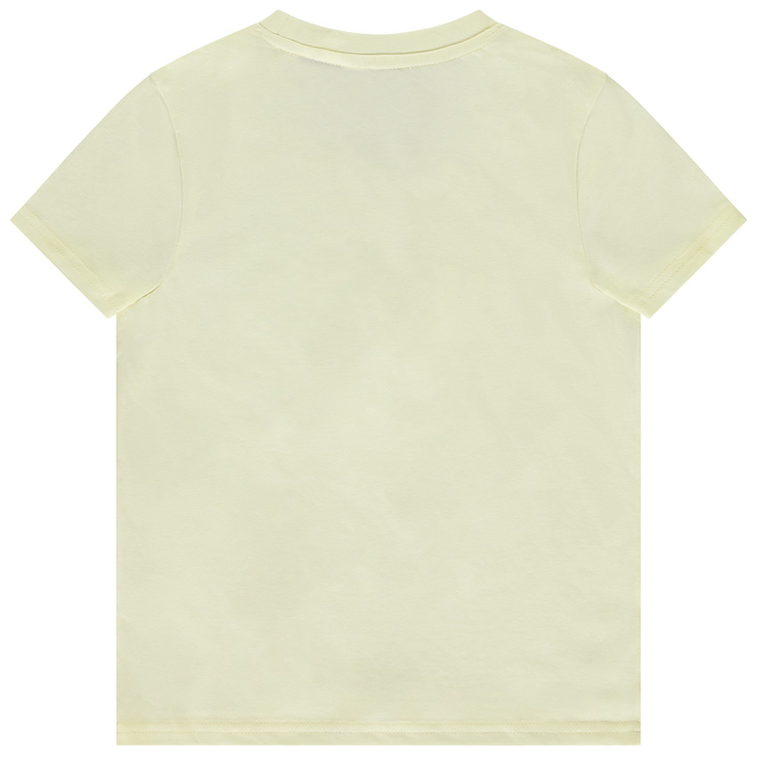 Camiseta de manga corta con parches aplicados para niño 