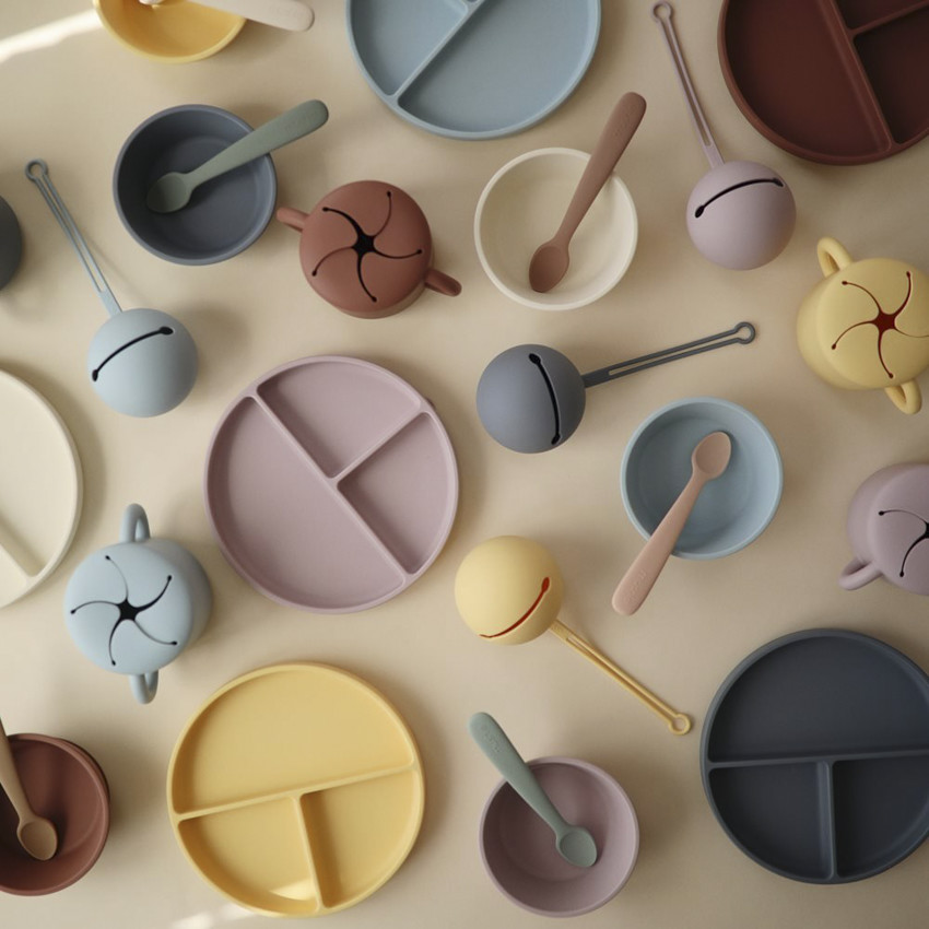 BOL CON VENTOSA SOLID POWDER BLUE 12x12x5 CM 