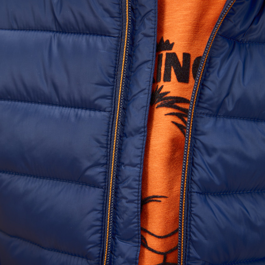 Chaqueta ligera con capucha bicolor para niño 