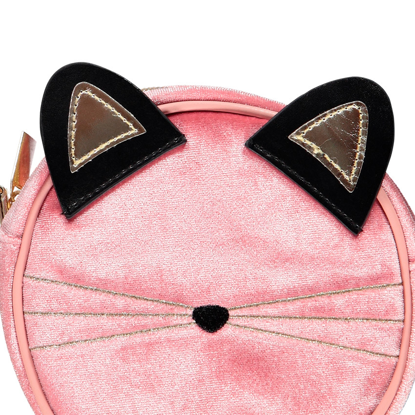 Bolso bandolera de terciopelo en forma de gato  Additional Bolso bandolera de terciopelo en forma de gato
