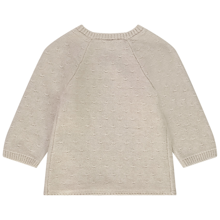 Chaqueta de punto calado con bordados para bebé  Additional Chaqueta de punto calado con bordados para bebé