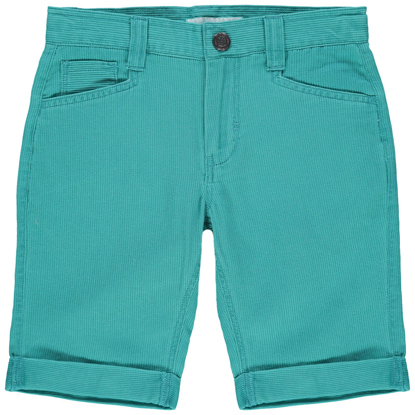 pantalon corto canale azul con bolsillos 