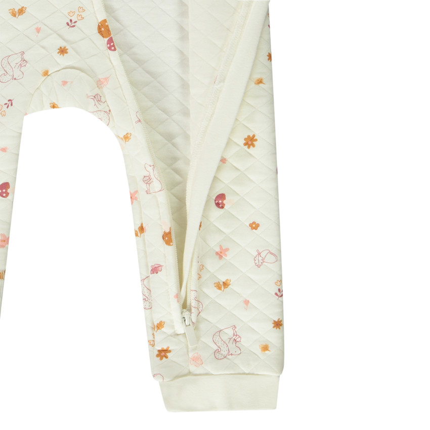 Surpyjama en jersey matelassé imprimé fantaisie pour fille 