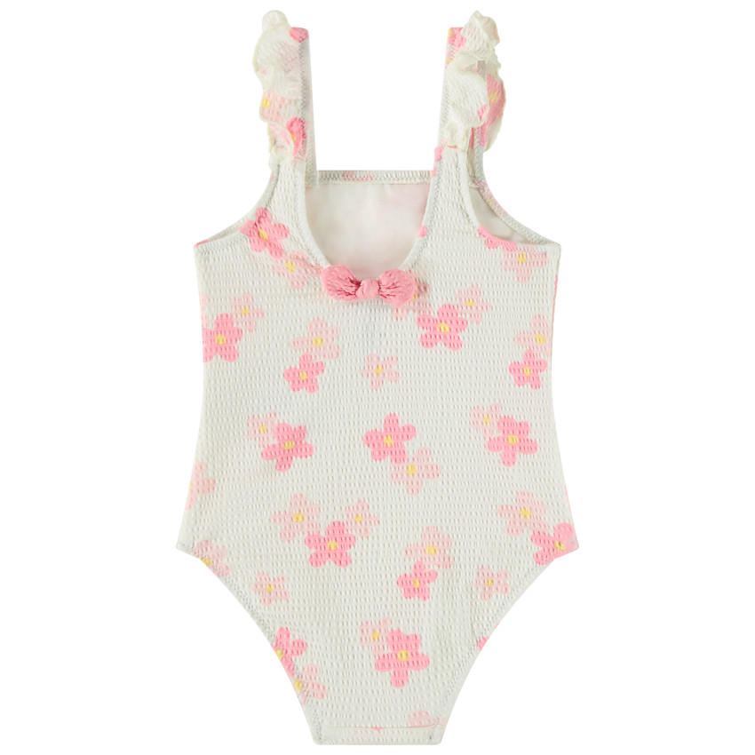 Maillot de bain 1 piece imprime floral pour bebe fille Orchestra