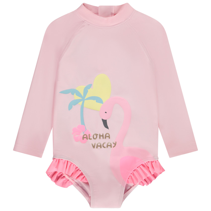 Bañador de una pieza anti-UV con estampado de flamenco para bebé niña  Additional Bañador de una pieza anti-UV con estampado de flamenco para bebé niña
