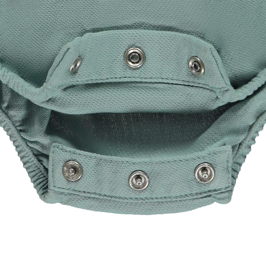 Conjunto de 2 piezas con pelele bordado para bebé niño 