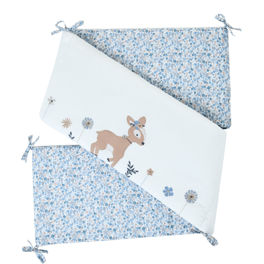 Protector de cuna Tiny Flowers 