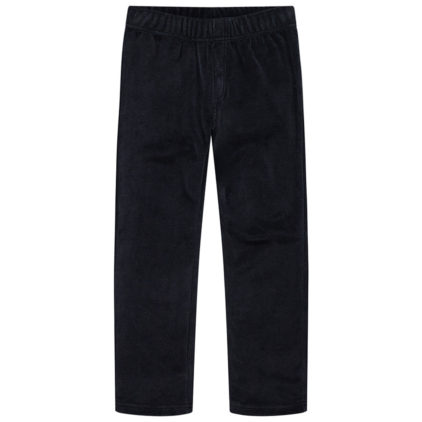 Pijama de panta bicolor de terciopelo 