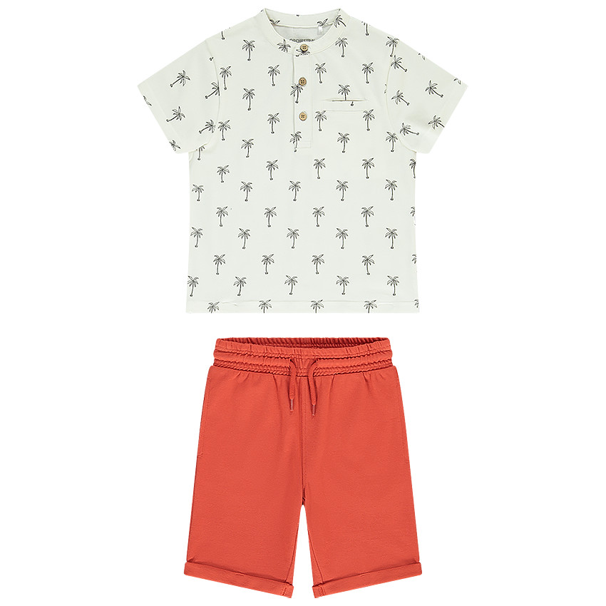 Ensemble de plage T-shirt et short en jersey pour garçon  Additional Ensemble de plage T-shirt et short en jersey pour garçon